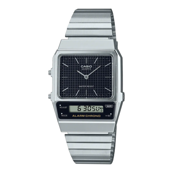 MONTRE | CASIO vintage Silver black