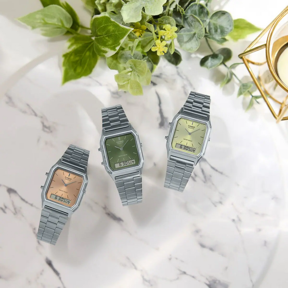 MONTRE | CASIO Vintage Green