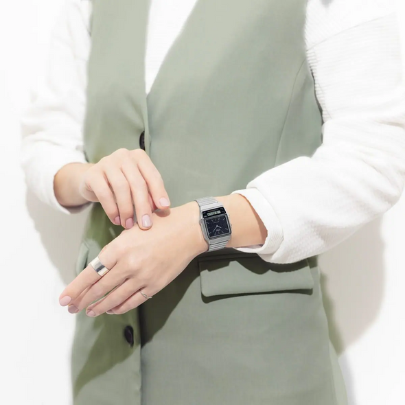 MONTRE | CASIO vintage Silver black