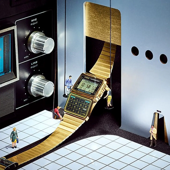 MONTRE | CASIO GOLD Databank