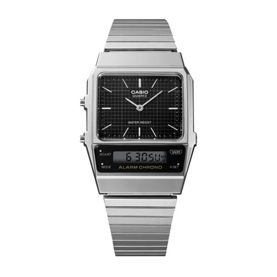 MONTRE | CASIO vintage Silver black