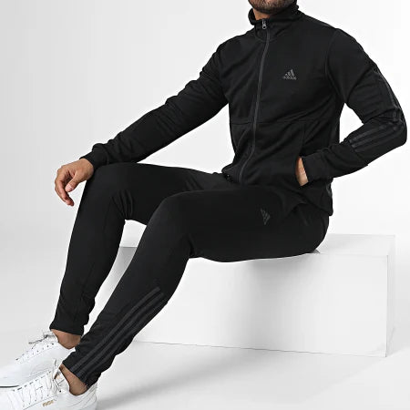 SURVETTE | Tracksuit Slim Zipped Black