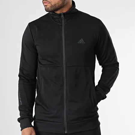 SURVETTE | Tracksuit Slim Zipped Black
