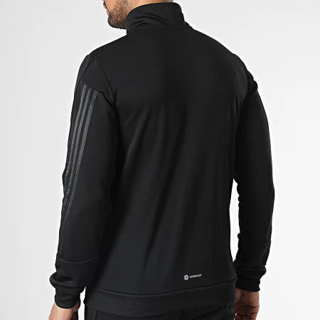 SURVETTE | Tracksuit Slim Zipped Black