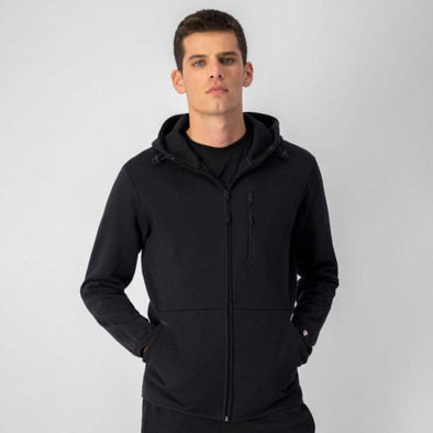 SURVETTE | Champion Hooded Full Zip Black