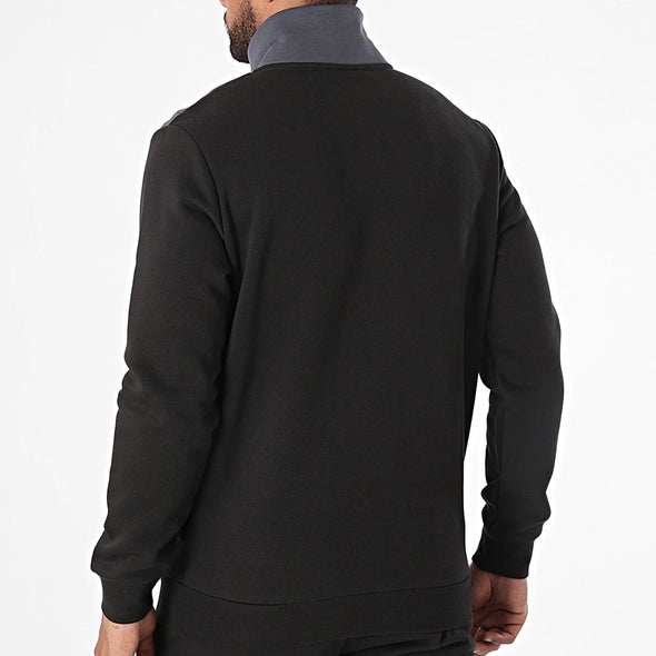 SURVETTE | Power Full Zip tracksuit black grey