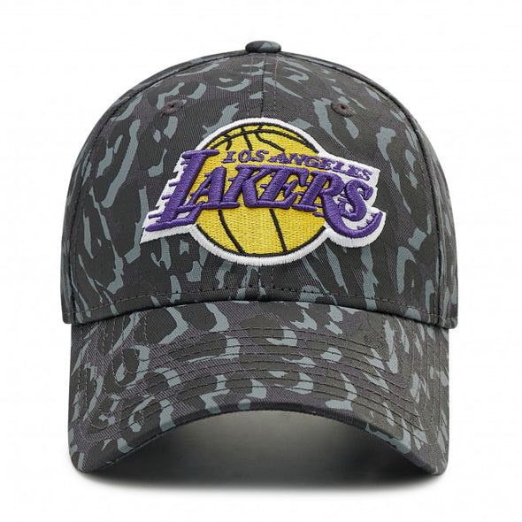 CASQUETTE | 9FORTY LA Lakers Leopard Print Gris