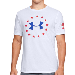 T-SHIRT | Under Armour Freedom Logo white