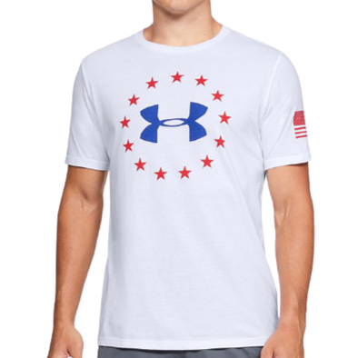 T-SHIRT | Under Armour Freedom Logo white