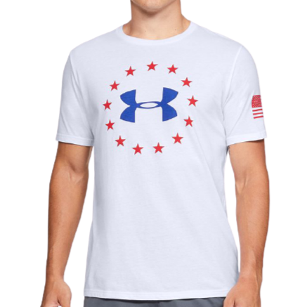 T-SHIRT | Under Armour Freedom Logo white