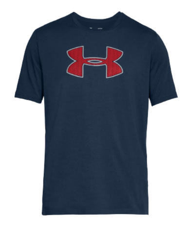 T-SHIRT | Under Armour Bleu/ Red logo