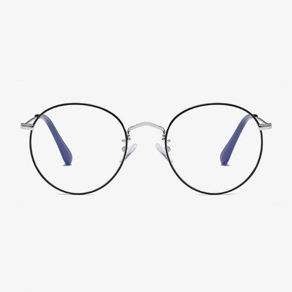 lunettes de vue | Black Silver Retro Anti BR - Invog