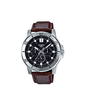 MONTRE | Casio Brown Leather Band