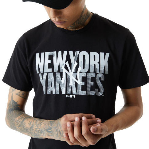 T-SHIRT | PHOTOGRAPHIQUE NEW YORK YANKEES NOIR