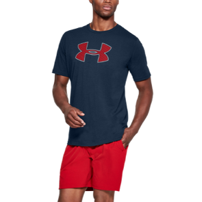 T-SHIRT | Under Armour Bleu/ Red logo
