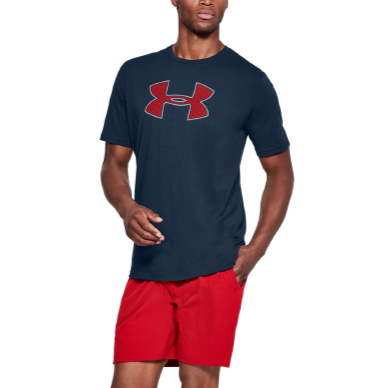 T-SHIRT | Under Armour Bleu/ Red logo