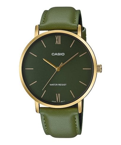 MONTRE | Casio leather band