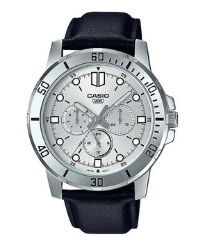 MONTRE | Casio Black Leather Band