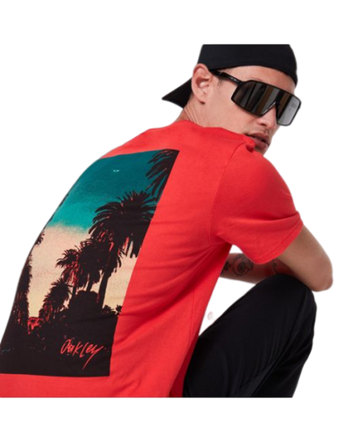 T-SHIRT | OAKLEY City Sunset Tee Rouge