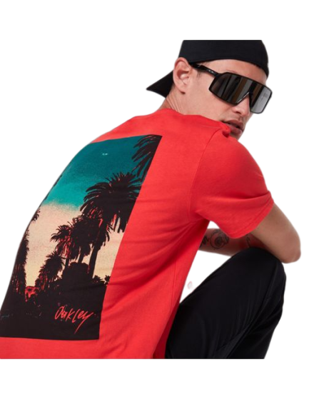 T-SHIRT | OAKLEY City Sunset Tee Rouge