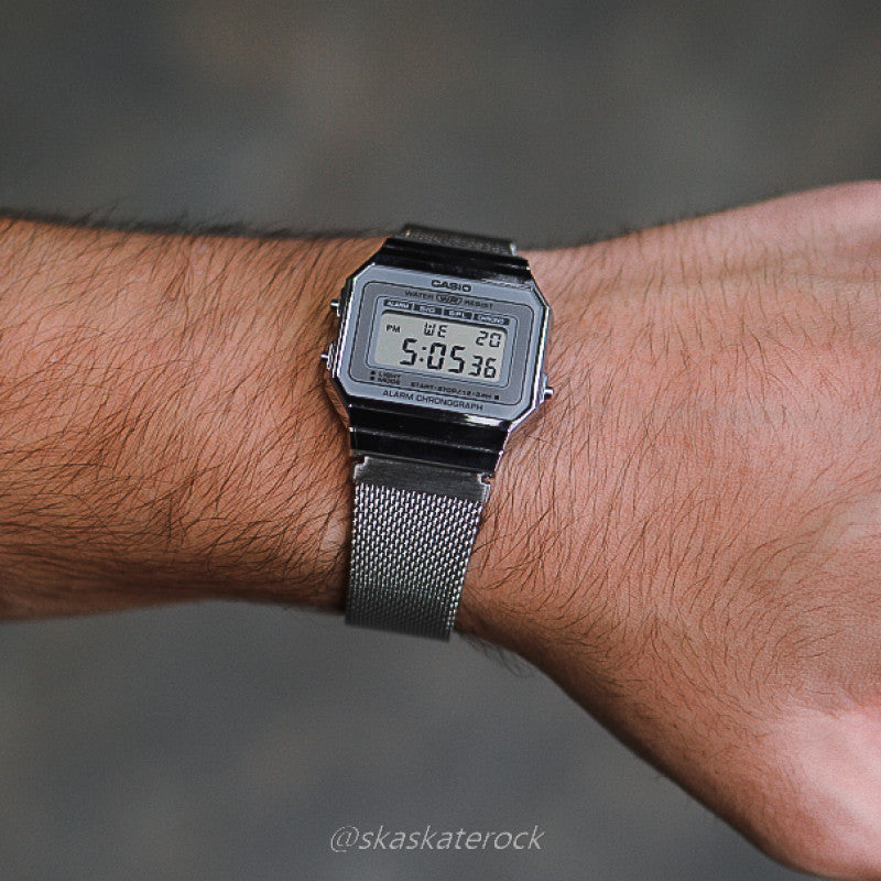 MONTRE Casio Silver Vintage